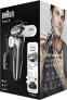 Фото #7 товара Электрическая бритва Braun Series 7 Men's Electric Shaver & Trimmer with Cleaning Station, 360° Flex, Wet & Dry, Rechargeable & Wireless, 71-S7200cc, Silver