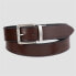 Фото #1 товара Goodfellow & Co Casual Reversible Belt Men's Big & Tall Brown Leather 2XL(44-46)