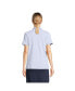 Women's School Uniform Tall Short Sleeve Mesh Polo Shirt