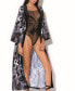 Фото #1 товара Пижама Hauty tsuru длинная халатная нижнее белье с принтом журавля