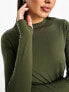 ASOS 4505 Icon long sleeve run top in green