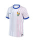 Фото #2 товара Big Boys and Girls White France National Team 2024 Away Replica Blank Jersey