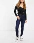 Фото #4 товара ASOS DESIGN Fuller Bust square neck long sleeve top in black