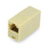 Фото #2 товара Connector for network cables RJ45/8P8C - beige - 5pcs