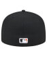 Фото #4 товара Men's Black Baltimore Orioles Checkered Undervisor 59FIFTY Fitted Hat