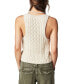 Фото #2 товара Women's High Tide Cable-Knit Tank Top