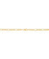 ფოტო #5 პროდუქტის Polished Figaro Link 22" Chain Necklace (3.9mm) in 10k Gold