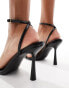 Фото #4 товара Simmi London Wide Fit Damira strappy barely there sandal in black