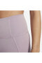 Фото #4 товара Легинсы Nike Yoga Dri-Fit с высокой талией и вырезами, 7/8, женские - фиолетовые