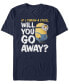 Фото #1 товара Minions Men's Will You Go Away Short Sleeve T-Shirt