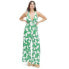 Фото #3 товара Women's Halter Ginkgo Green Jumpsuit - DVF