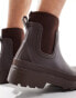 Фото #2 товара ASOS DESIGN chelsea wellington boots in brown