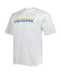 Фото #3 товара Men's White Los Angeles Chargers Big and Tall Hometown Collection Hot Shot T-shirt