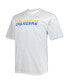 Men's White Los Angeles Chargers Big and Tall Hometown Collection Hot Shot T-shirt