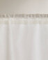 Embroidered linen sheer curtain (pack of 2)