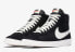 Nike Blazer Mid Black Suede 中帮 板鞋 女款 黑白