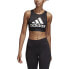 Фото #1 товара Adidas Women's Training 2.0 Halter Logo Bra Black DU1283