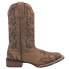 Laredo Sariah Embroidery Square Toe Cowboys Womens Brown Casual Boots 5943-230
