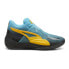 Фото #1 товара Puma Rise Nitro Dominayton Lace Up Basketball Mens Blue Sneakers Athletic Shoes