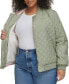 Фото #8 товара Plus Size Quilted Bomber Jacket