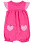 Фото #2 товара Baby Heart Pocket Cotton Romper 3M