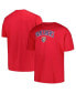 Фото #1 товара Men's Red Florida Panthers Big Tall Arch Over Logo T-Shirt