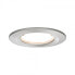 PAULMANN 938.71 - Recessed lighting spot - 1 bulb(s) - LED - 6.8 W - 2700 K - Brushed steel