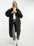 Фото #4 товара ASOS DESIGN Maternity rubberised rain parka coat in black