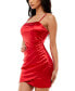 ფოტო #3 პროდუქტის Juniors' Ruched Asymmetric Bodycon Dress