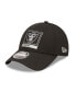 ფოტო #5 პროდუქტის Men's Black Las Vegas Raiders Framed Af 9Forty Snapback Hat