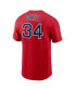Фото #3 товара Men's David Ortiz Red Boston Red Sox Name and Number T-shirt