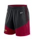 Men's Black, Burgundy Washington Commanders Primary Lockup Performance Shorts