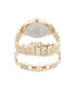Men's Crystal Bracelet Watch 46mm Gift Set