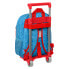 Школьный рюкзак с колесиками SuperThings Rescue force 27 x 33 x 10 cm Синий