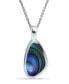 Фото #1 товара Macy's abalone Inlay Freeform Pendant Necklace