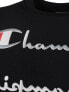 Фото #5 товара Мужской джемпер черный трикотажный с круглым вырезом Champion Bluza