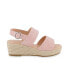 Фото #2 товара Little Girls Open Toe Wedge Sandals