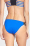 Womens L Space Royal Blue Full Cut Bikini Bottom Sz S