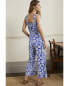 Фото #2 товара Boden Strappy Jersey Jumpsuit Women's Blue 14R