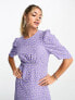 Фото #5 товара Nobody's Child Evie midi dress in purple heart print