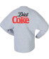 Фото #4 товара Men's and Women's Heather Gray Diet Coke Long Sleeve T-shirt