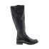 Фото #1 товара Bed Stu Jacqueline Wide Calf F311034 Womens Black Leather Knee High Boots