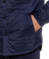 Фото #4 товара Men's Horizontal Quilted Shirt Jacket
