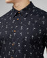 Фото #5 товара Рубашка мужская Ben Sherman с коротким рукавом, с рассеянным принтом