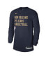 ფოტო #3 პროდუქტის Men's and Women's Navy New Orleans Pelicans 2023/24 Legend On-Court Practice Long Sleeve T-shirt