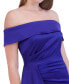 Фото #4 товара Women's Off-The Shoulder Draped Sheath Dress