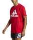 Фото #1 товара Men's Essentials Single Jersey Big Logo Short Sleeve Crewneck T-Shirt