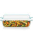 Deep 9" x 13" 2 in 1 Glass Baking Dish with Glass Lid, Set of 2