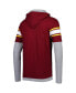 ფოტო #2 პროდუქტის Men's Burgundy Washington Commanders Long Sleeve Hoodie T-shirt