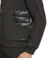 Фото #3 товара Men's Mixed Media Soft Shell Hooded Jacket